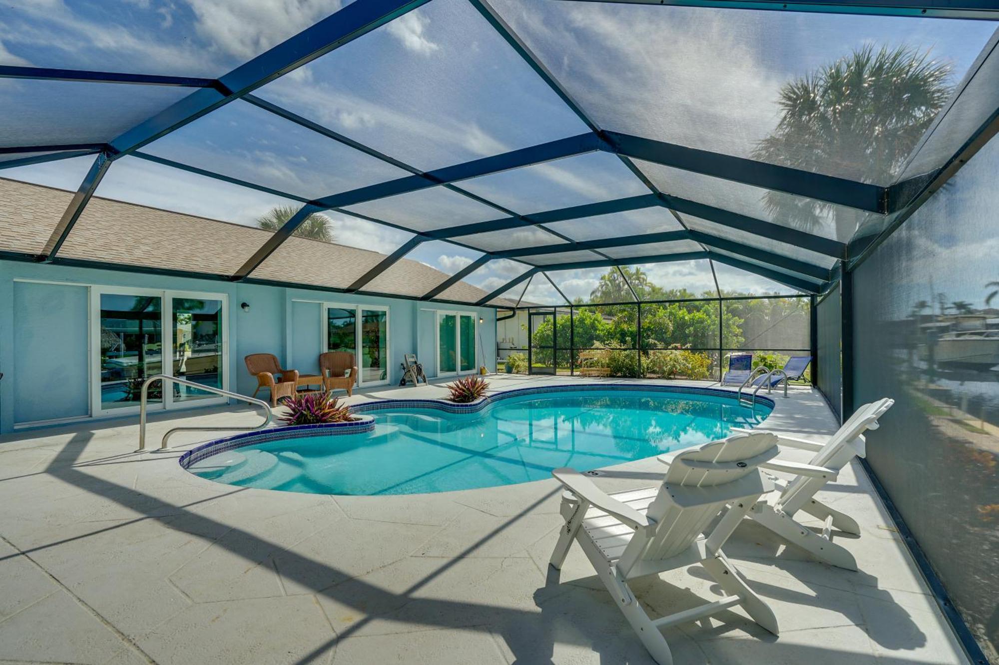 Beachy Cape Coral Home - Swim, Fish, Boat! Exterior foto